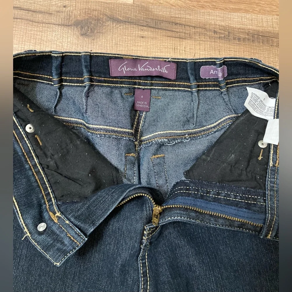 Gloria Vanderbilt | Women’s Amanda High Waist Straight Leg Jeans - Picture 8 of 12